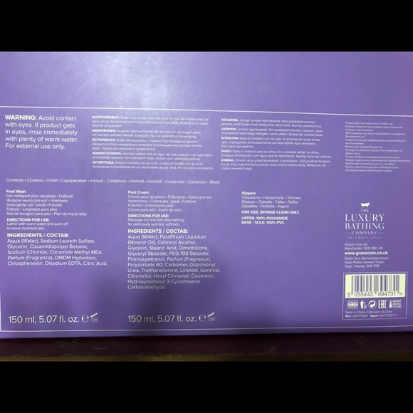 Grace & Cole Bathing Set With Slippers Size 8 - Picture 3 of 3